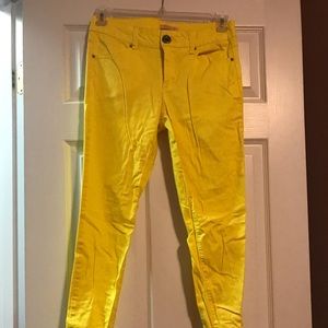 Gibson & Latimer, Yellow Skinny Ankle Jeans
